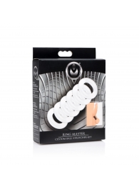 Комплект из 6 прозрачных эрекционных колец Ring Master Custom Ball Stretcher Kit - XR Brands - в Ельце купить с доставкой