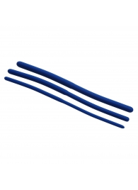 Набор из 3 синих силиконовых уретральных расширителей Invasion Silicone Urethral Sound Trainer Set - XR Brands - купить с доставкой в Ельце