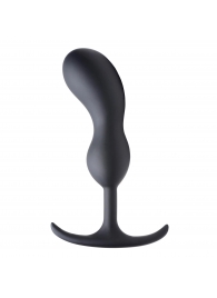 Черный массажер простаты с утяжелителями Premium Silicone Weighted Prostate Plug Large - 18,8 см. - XR Brands - в Ельце купить с доставкой