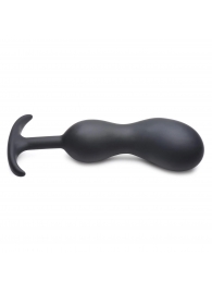 Черный массажер простаты с утяжелителями Premium Silicone Weighted Prostate Plug XL - 20,8 см. - XR Brands - в Ельце купить с доставкой