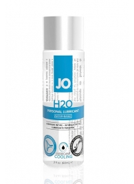 Охлаждающий лубрикант на водной основе JO Personal Lubricant H2O COOLING - 60 мл. - System JO - купить с доставкой в Ельце