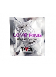 Прозрачное виброкольцо с двумя вибропульками - Toyfa Basic - в Ельце купить с доставкой