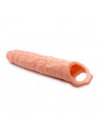 Телесная насадка-удлинитель 3 Inch Extender Sleeve - 27,3 см. - XR Brands - в Ельце купить с доставкой