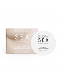 Массажная свеча для всего тела Slow Sex - 50 гр. - Bijoux Indiscrets - купить с доставкой в Ельце