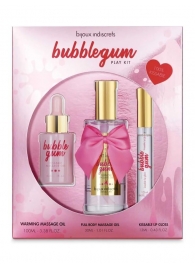 Набор средств для массажа и ласк Bubblegum Play Kit - Bijoux Indiscrets - купить с доставкой в Ельце