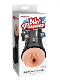 Мастурбатор-вагина в колбе Super Juicy Snatch - Pipedream - в Ельце купить с доставкой