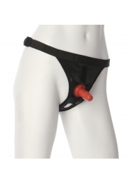 Трусики со штырьком для фиксации насадок Ultra Harness with Plug - Doc Johnson - купить с доставкой в Ельце