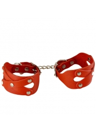 Красные наручники «Цезарь» - Sitabella - купить с доставкой в Ельце