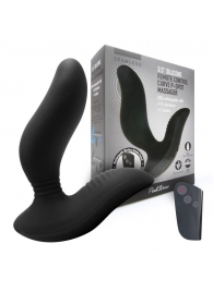 Черный вибромассажер простаты 3,5’’ Remote Control Curve P-spot Massager - 12 см. - Erokay - в Ельце купить с доставкой