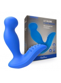 Синий вибромассажер простаты 3,5’’ P-spot Massager - 12,5 см. - Erokay - в Ельце купить с доставкой