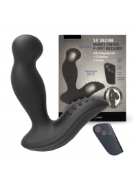 Черный вибромассажер простаты 3,5’’ Remote Control P-spot Massager - 12,5 см. - Erokay - в Ельце купить с доставкой