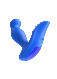 Синий вибромассажер простаты 3,5’’ Remote Control P-spot Massager - 12,5 см. - Erokay - в Ельце купить с доставкой