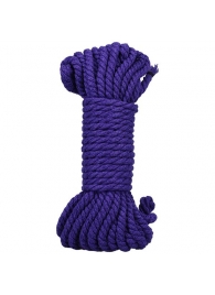 Фиолетовая верёвка для связывания и фиксации Bind Tie - 9,14 м. - Doc Johnson - купить с доставкой в Ельце