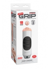 Мастурбатор-вагина Extreme Toyz Mega Grip Vibrating Stroker Mouth - Pipedream - в Ельце купить с доставкой
