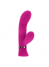 Розовый вибростимулятор-кролик Next Wave - 16,3 см. - Selopa