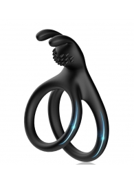 Черное эрекционное кольцо с подхватом мошонки - Boys of Toys - в Ельце купить с доставкой