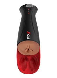 Мастурбатор-вагина в колбе с вибрацией Fuck-O-Matic Pro XL - Pipedream - в Ельце купить с доставкой