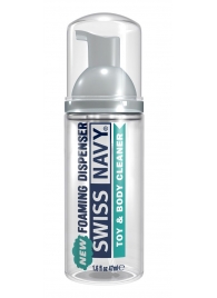 Очищающая пенка для игрушек и тела Toy   Body Cleaner Foamer - 47 мл. - Swiss navy - купить с доставкой в Ельце