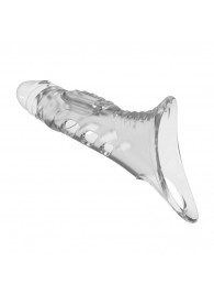 Прозрачная насадка на пенис - 22 см. - Baile - в Ельце купить с доставкой