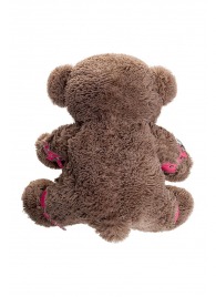 Бондажный набор: бурый мишка с розовыми оковами и наручниками - Pecado - купить с доставкой в Ельце