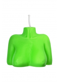 Зеленая сувенирная свеча «Женский силуэт» - Pecado - купить с доставкой в Ельце