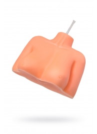 Оранжевая сувенирная свеча «Женский силуэт» - Pecado - купить с доставкой в Ельце