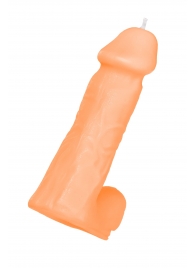 Оранжевая сувенирная свеча «Пенис» - Pecado - купить с доставкой в Ельце