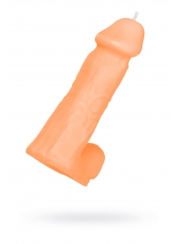 Оранжевая сувенирная свеча «Пенис» - Pecado - купить с доставкой в Ельце