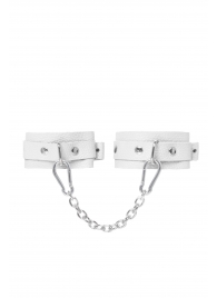 Белые мини-оковы со скруглёнными углами - Pecado - купить с доставкой в Ельце