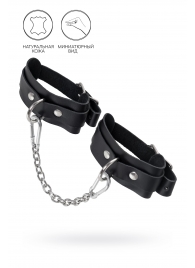 Черные мини-оковы со скруглёнными углами - Pecado - купить с доставкой в Ельце