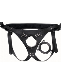 Пояс Hard Brutal для больших насадок - LOVETOY (А-Полимер) - купить с доставкой в Ельце