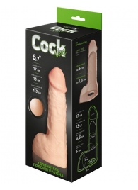 Телесный фаллоудлинитель с мошонкой Cock Next - 17 см. - LOVETOY (А-Полимер) - в Ельце купить с доставкой