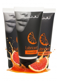 Набор из 3 съедобных лубрикантов JUJU со вкусом грейпфрута - JuJu - купить с доставкой в Ельце