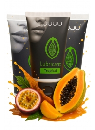 Набор из 3 съедобных лубрикантов JUJU со вкусом тропических фруктов - JuJu - купить с доставкой в Ельце