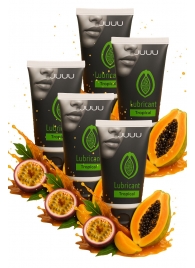 Набор из 5 съедобных лубрикантов JUJU со вкусом тропических фруктов - JuJu - купить с доставкой в Ельце