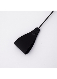 Стек с широким черным кожаным наконечником и металлической ручкой - 67 см. - Crazy Handmade - купить с доставкой в Ельце