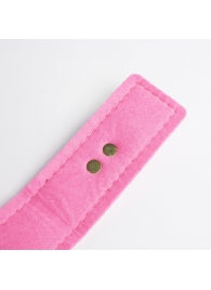 Черно-розовый ошейник с золотистой фурнитурой - Crazy Handmade - купить с доставкой в Ельце