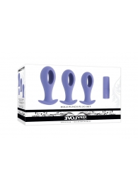 Набор из 3 анальных пробок с вибропулей Hole Punch Plug Set - Evolved