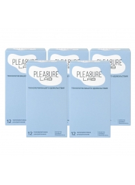 Набор из 5 упаковок ультратонких презервативов Pleasure Lab (по 12 шт.) - Pleasure Lab - купить с доставкой в Ельце