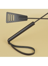 Черный кожаный стек «Сириус» - 60 см. - Sitabella - купить с доставкой в Ельце