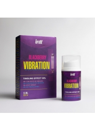 Стимулирующий гель с эффектом вибрации Blackberry Vibration - 15 мл. - INTT - купить с доставкой в Ельце