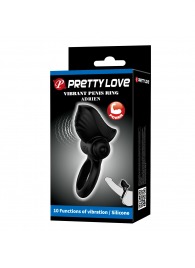 Черное эрекционное кольцо с вибрацией Adrien - Baile - в Ельце купить с доставкой