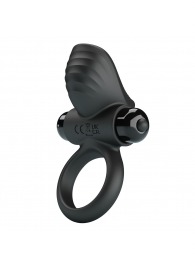 Черное эрекционное кольцо с вибрацией Adrien - Baile - в Ельце купить с доставкой