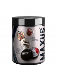 Черные утолщенные презервативы MAXUS Extra Strong с железным кейсом - 15 шт. - Maxus - купить с доставкой в Ельце