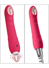 Малиновая насадка на душ с вибрацией Showers to orgasm - 20,1 см. - Orion - купить с доставкой в Ельце