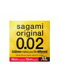Презерватив увеличенного размера Sagami Original 0.02 XL-size - 1 шт. - Sagami - купить с доставкой в Ельце