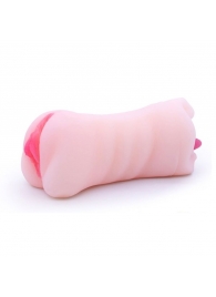 Телесный двусторонний мастурбатор - вагина и ротик - Boys of Toys - в Ельце купить с доставкой