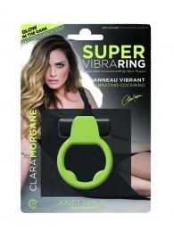 Люминесцентное эрекционное виброкольцо Super - Clara Morgane - в Ельце купить с доставкой