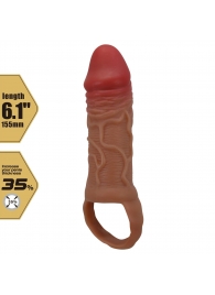 Реалистичная насадка на член Peirre - 15,5 см. - Baile - в Ельце купить с доставкой