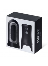 Набор Tenga Flip Zero Electronic Vibrotation: мастурбатор с вибрацией и устройство вращения - Tenga - в Ельце купить с доставкой
